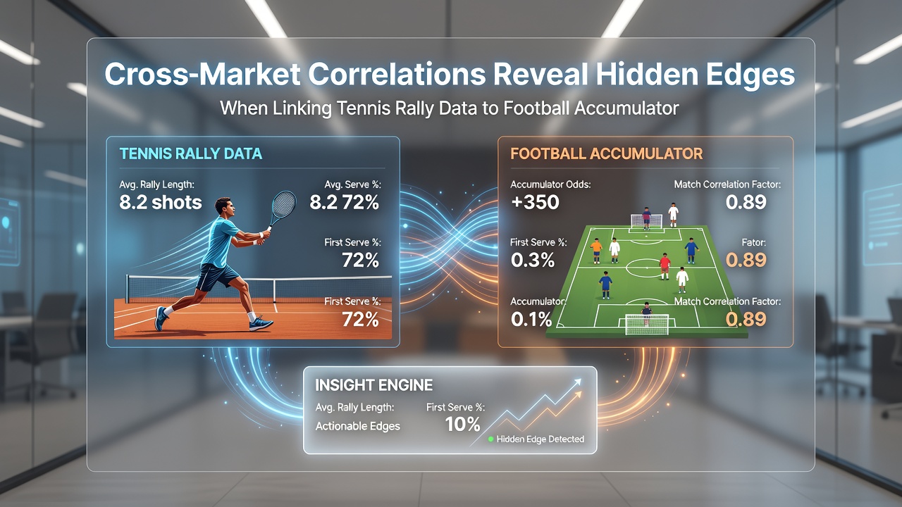 Football match statistics integrated with tennis rally length charts